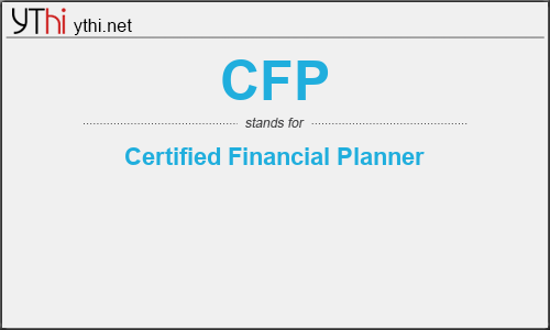 What does CFP mean? What is the full form of CFP?