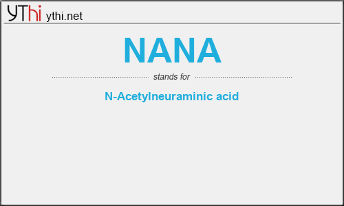 What does NANA mean? What is the full form of NANA?