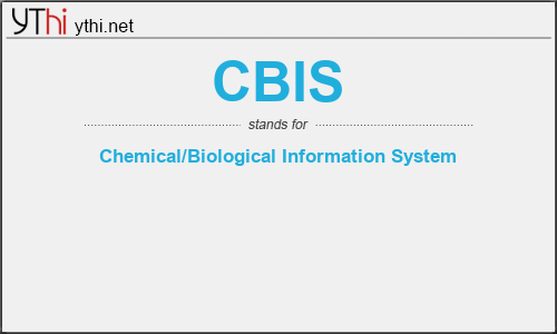 What does CBIS mean? What is the full form of CBIS?