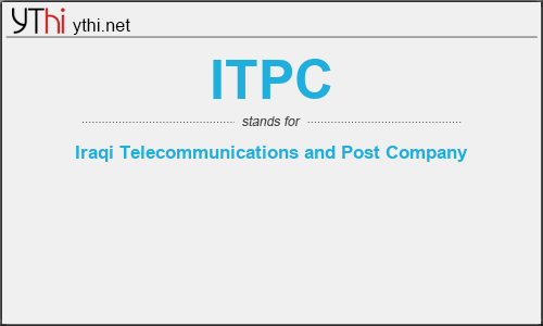 What does ITPC mean? What is the full form of ITPC?