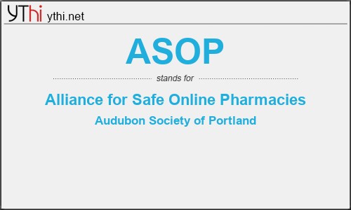 What does ASOP mean? What is the full form of ASOP?