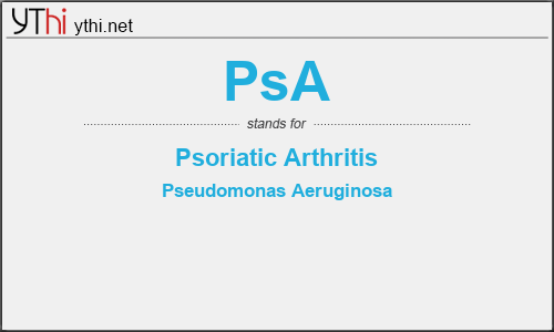 What does PSA mean? What is the full form of PSA?