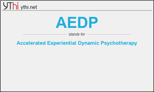 What does AEDP mean? What is the full form of AEDP?