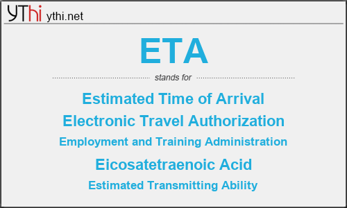 What does ETA mean? What is the full form of ETA?