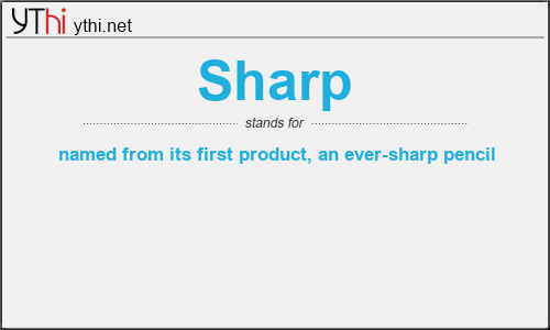 What does SHARP mean? What is the full form of SHARP?