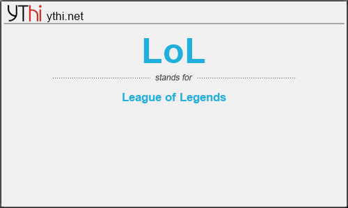 What does LOL mean? What is the full form of LOL?