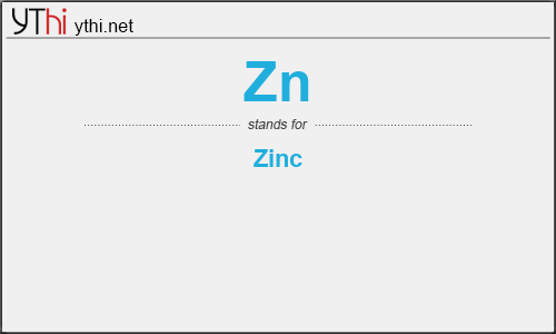 What does ZN mean? What is the full form of ZN?