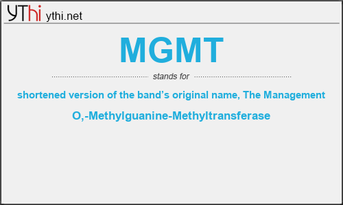 What does MGMT mean? What is the full form of MGMT?