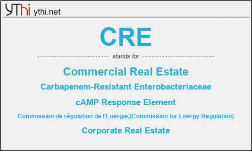 What does CRE mean? What is the full form of CRE?