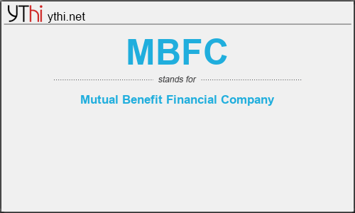 What does MBFC mean? What is the full form of MBFC?