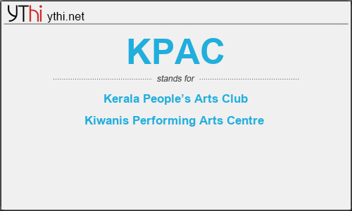 What does KPAC mean? What is the full form of KPAC?