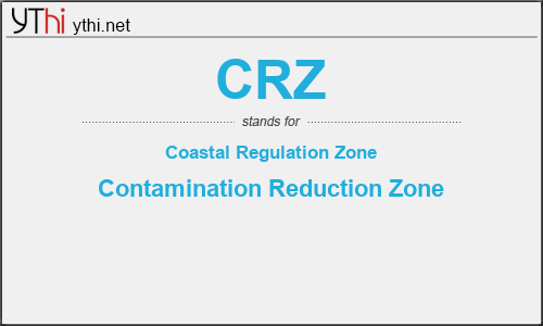 What does CRZ mean? What is the full form of CRZ?