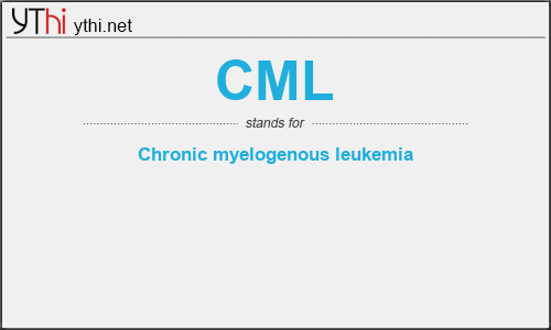 What does CML mean? What is the full form of CML?