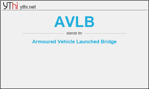 What does AVLB mean? What is the full form of AVLB?