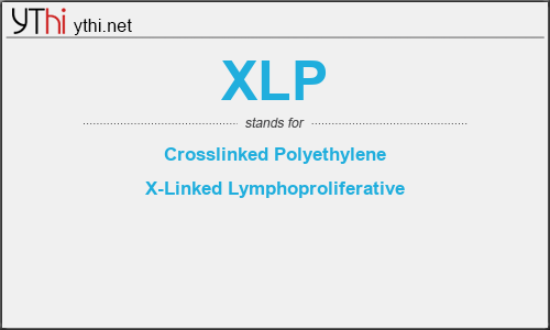 What does XLP mean? What is the full form of XLP?