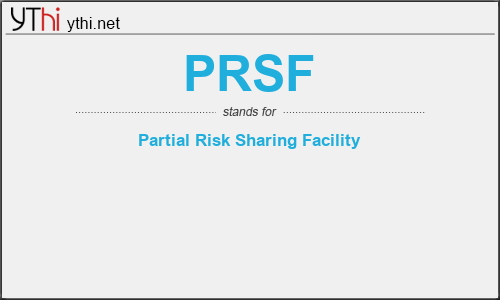 What does PRSF mean? What is the full form of PRSF?