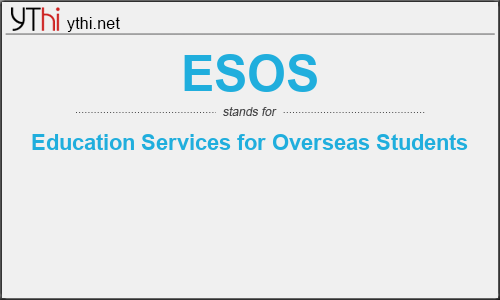 What does ESOS mean? What is the full form of ESOS?