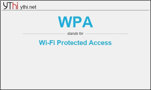 What does WPA mean? What is the full form of WPA?