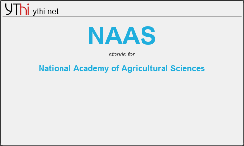 What does NAAS mean? What is the full form of NAAS?