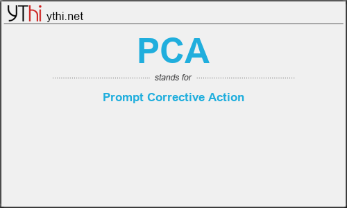 What does PCA mean? What is the full form of PCA?