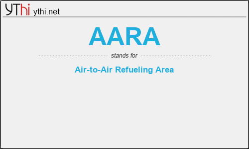 What does AARA mean? What is the full form of AARA?