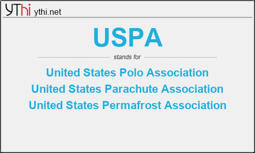 What does USPA mean? What is the full form of USPA?