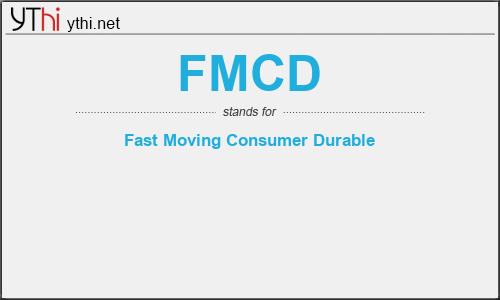What does FMCD mean? What is the full form of FMCD?