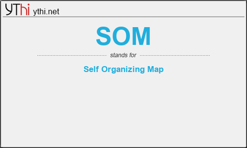 What does SOM mean? What is the full form of SOM?