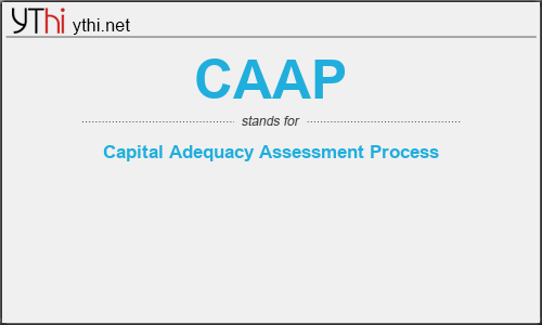 What does CAAP mean? What is the full form of CAAP?