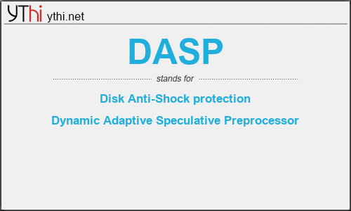 What does DASP mean? What is the full form of DASP?