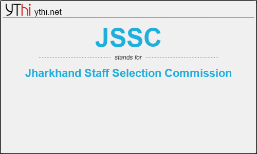What does JSSC mean? What is the full form of JSSC?