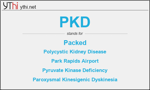 What does PKD mean? What is the full form of PKD?