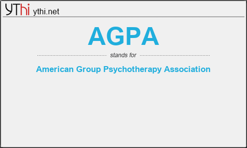What does AGPA mean? What is the full form of AGPA?