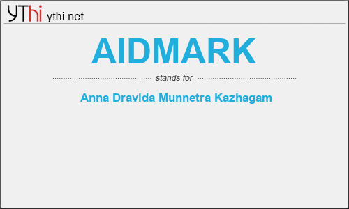 What does AIDMARK mean? What is the full form of AIDMARK?