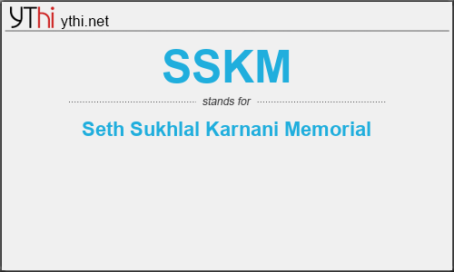 What does SSKM mean? What is the full form of SSKM?