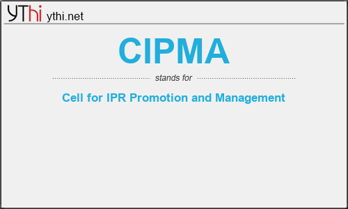 What does CIPMA mean? What is the full form of CIPMA?