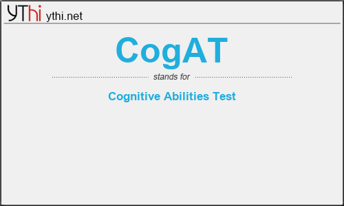 What does COGAT mean? What is the full form of COGAT?