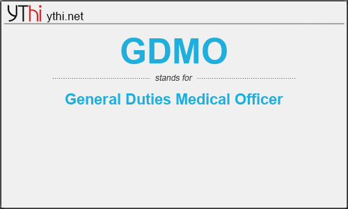 What does GDMO mean? What is the full form of GDMO?