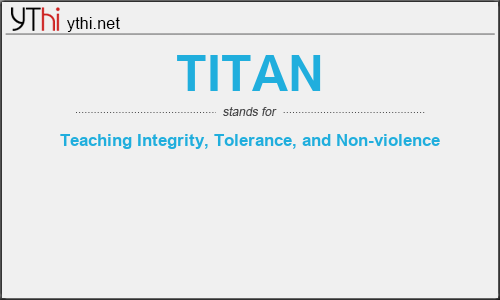 What does TITAN mean? What is the full form of TITAN?