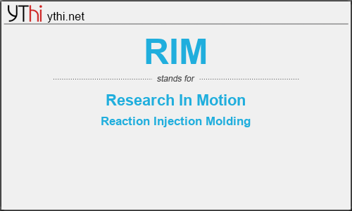 What does RIM mean? What is the full form of RIM?