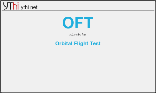 What does OFT mean? What is the full form of OFT?