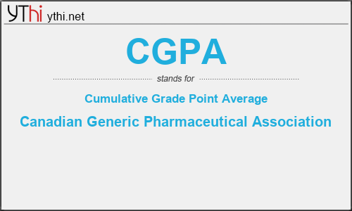 What does CGPA mean? What is the full form of CGPA?