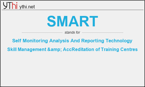 What does SMART mean? What is the full form of SMART?