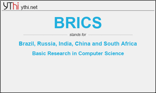 What does BRICS mean? What is the full form of BRICS?