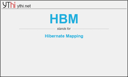 What does HBM mean? What is the full form of HBM?