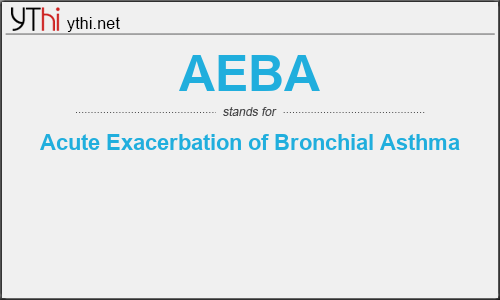 What does AEBA mean? What is the full form of AEBA?