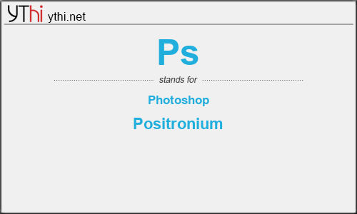 What does PS mean? What is the full form of PS?