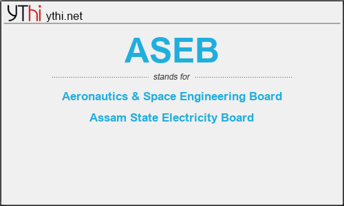 What does ASEB mean? What is the full form of ASEB?