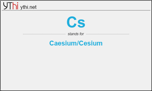 What does CS mean? What is the full form of CS?