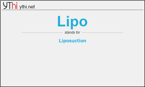 What does LIPO mean? What is the full form of LIPO?
